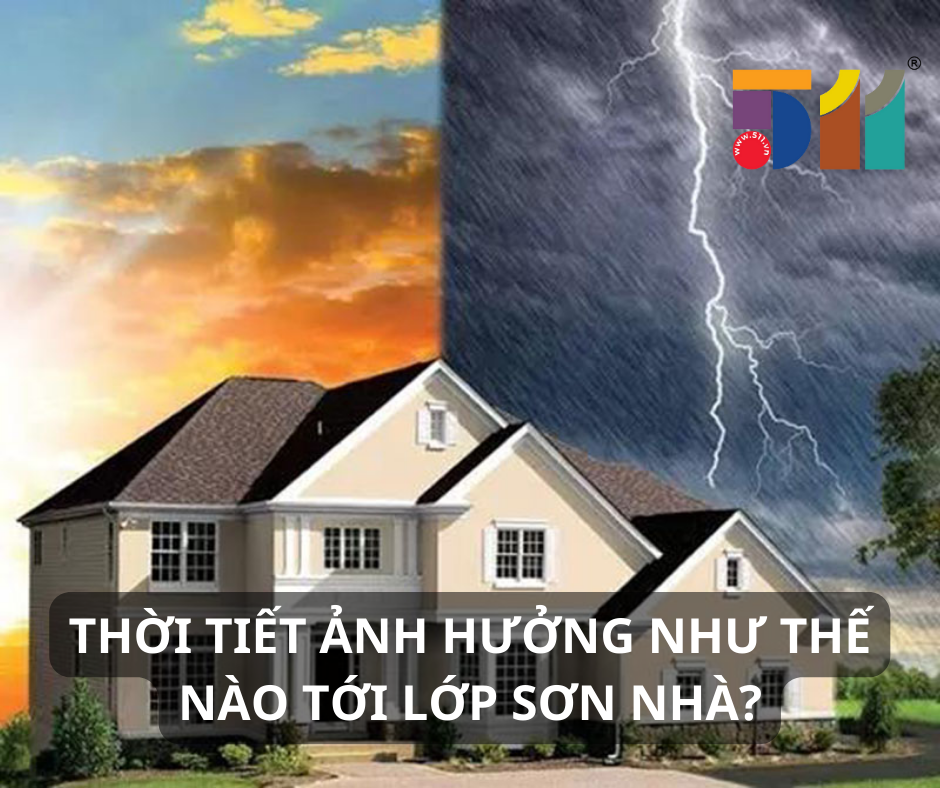 Nắng nóng ảnh hưởng như thế nào đến lớp sơn nhà?