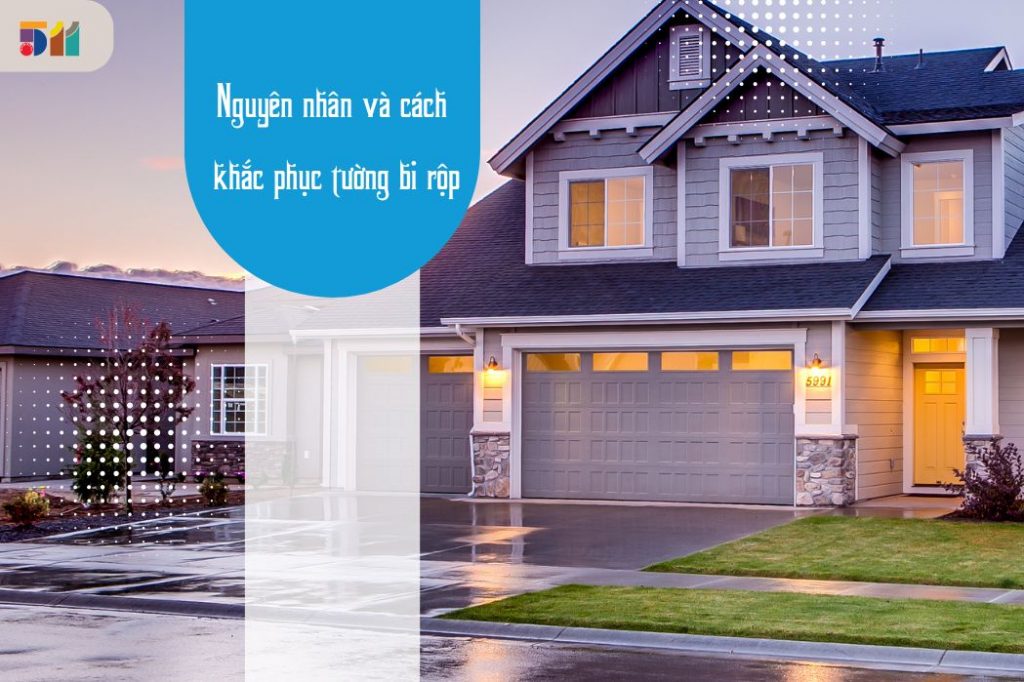 Nguyên nhân và cách khắc phục tường bị rộp