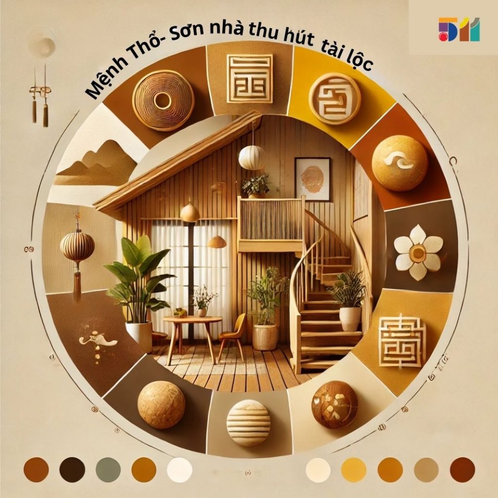 Lựa chọn màu sơn đúng cho người Mệnh Thổ để phát tài