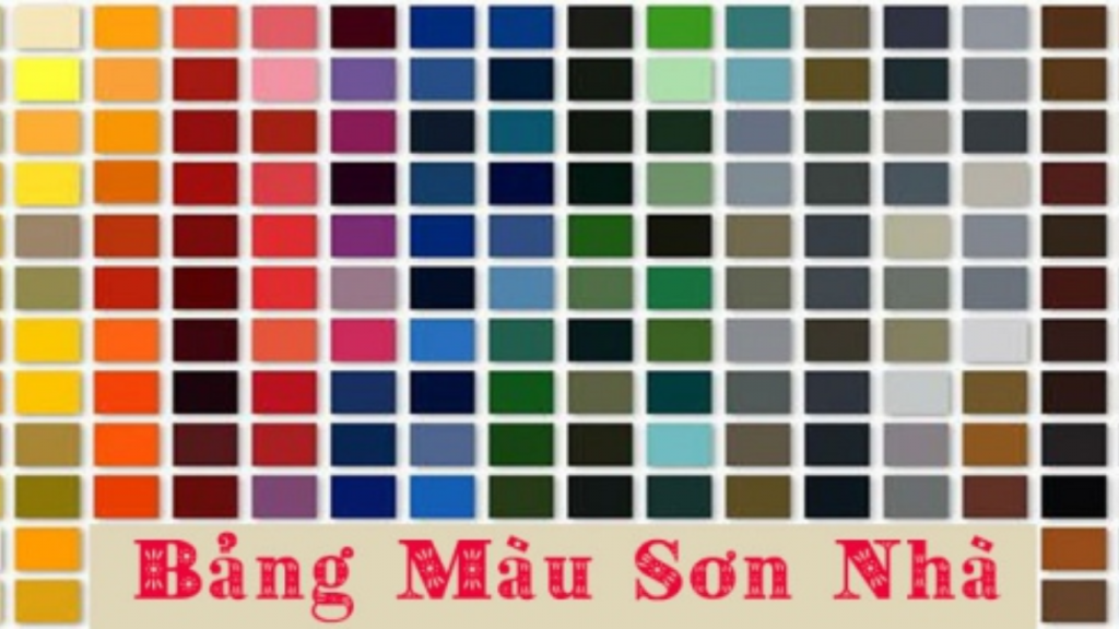 Các màu sơn dễ phối trong nhà