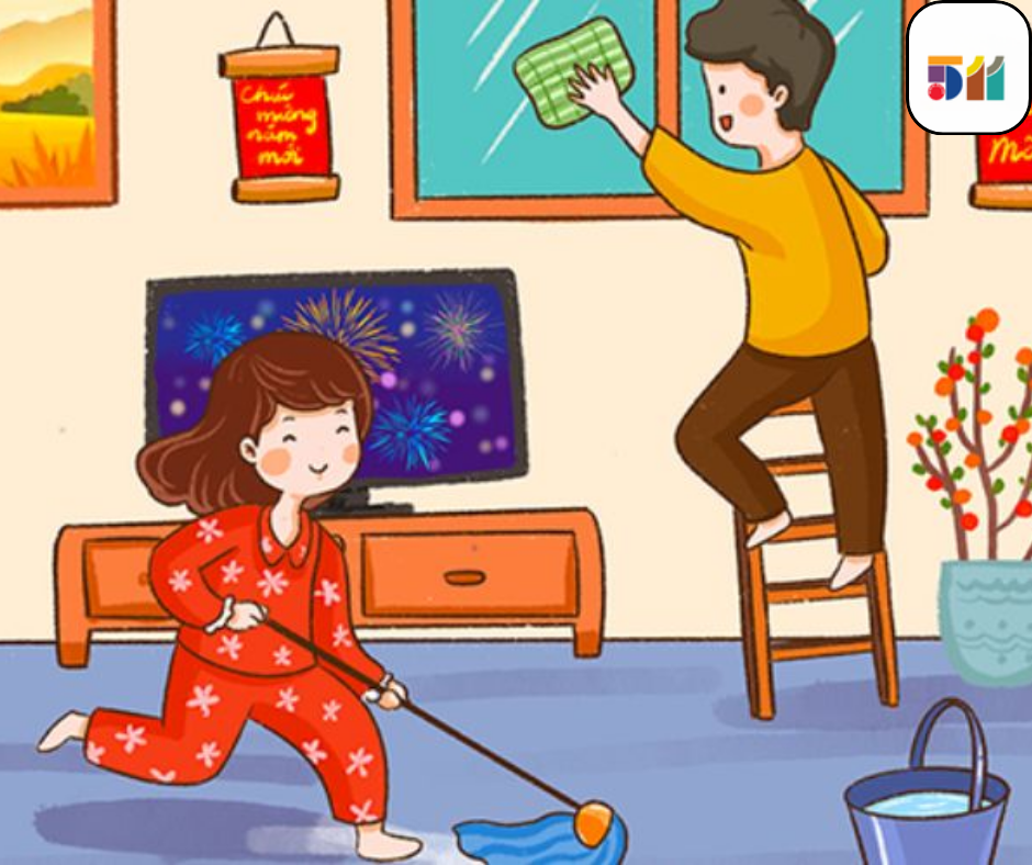 Làm sạch bề mặt tường