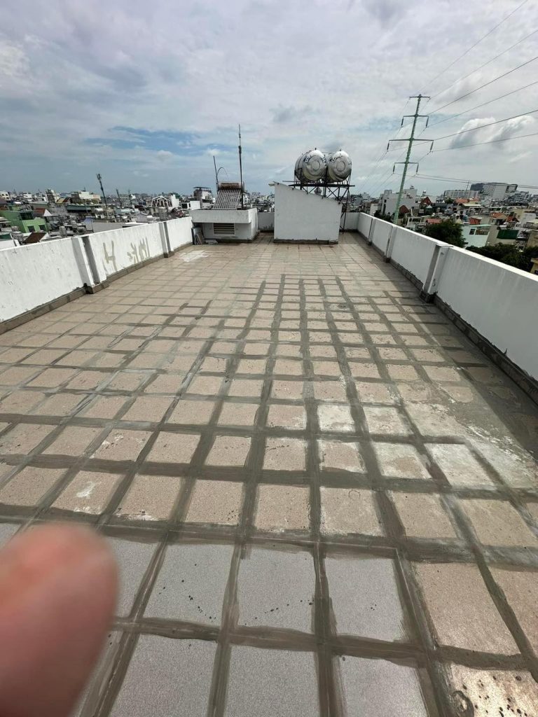 Hướng dẫn chống thấm sân thượng khi đã bị thấm nước