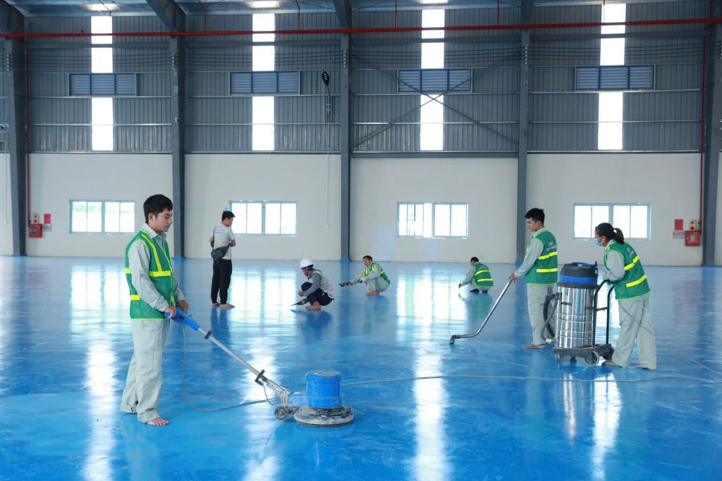Thi công sơn epoxy cho nhà xưởng