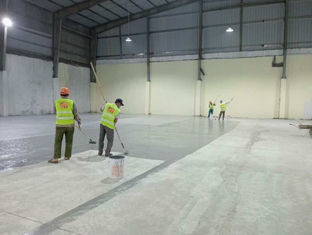 Thi công sơn epoxy cho nhà xưởng 