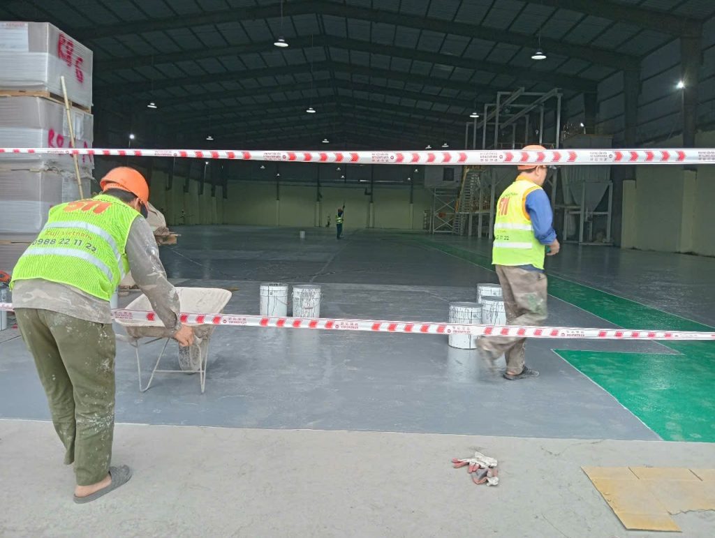 Thi công sơn epoxy cho nhà xưởng 