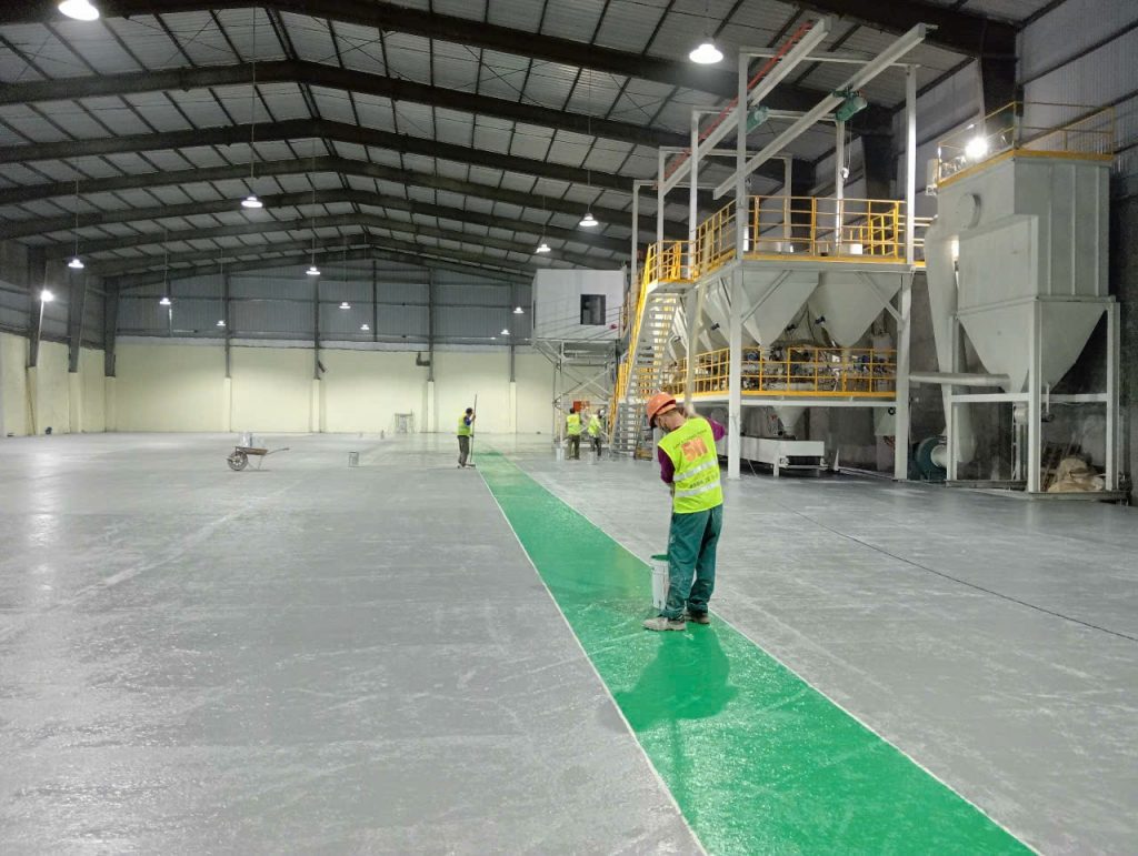 Sàn nhà xưởng đẹp chuẩn