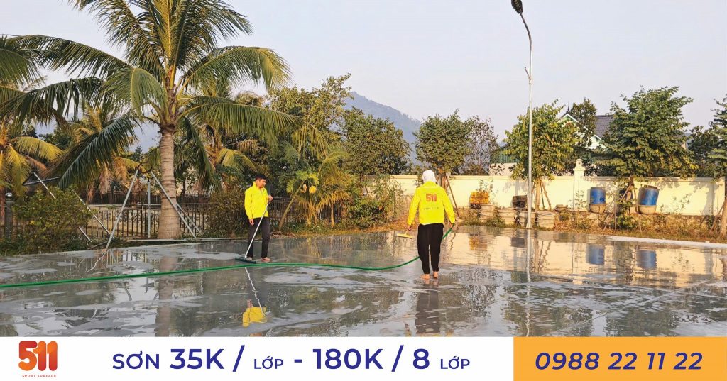 Sơn sân Pickleball tiêu chuẩn quốc tế