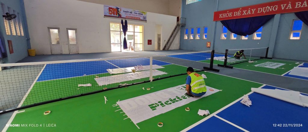Sơn sân Pickleball tiêu chuẩn quốc tế