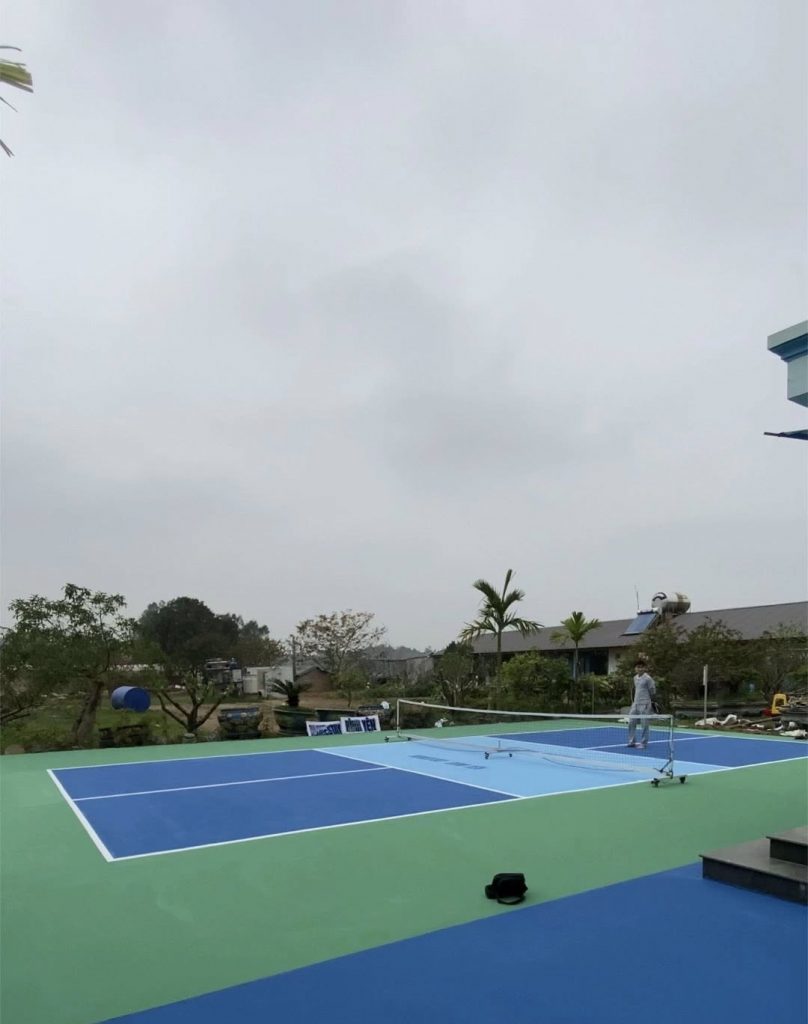  Những tông màu đẹp khi làm sân Pickleball