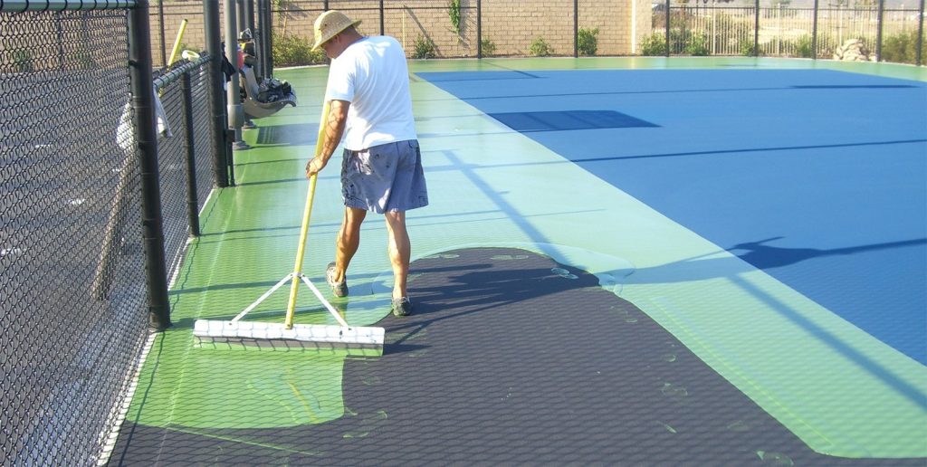 Sơn Nền Sân Tennis