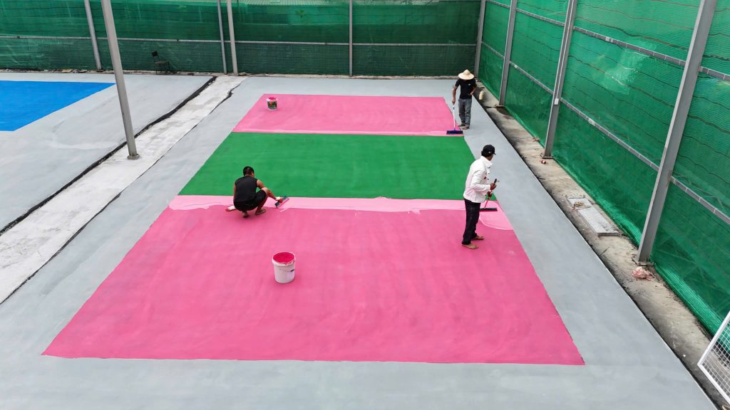 Sơn sân Pickleball ngoài trời