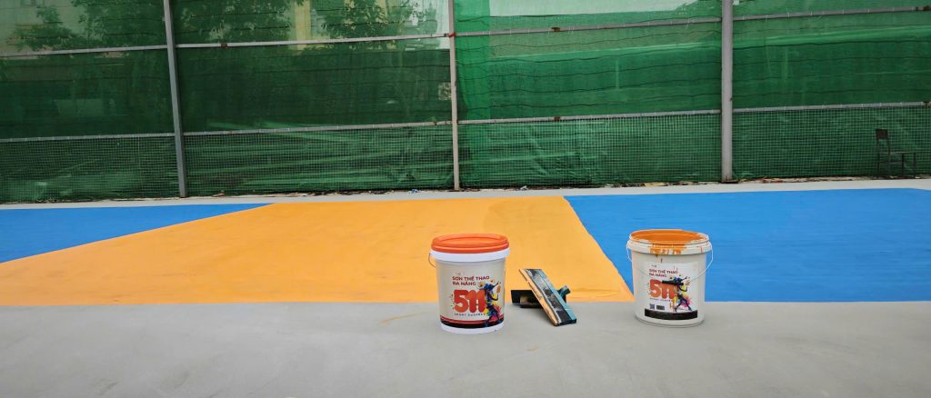 Sơn sân Pickleball ngoài trời
