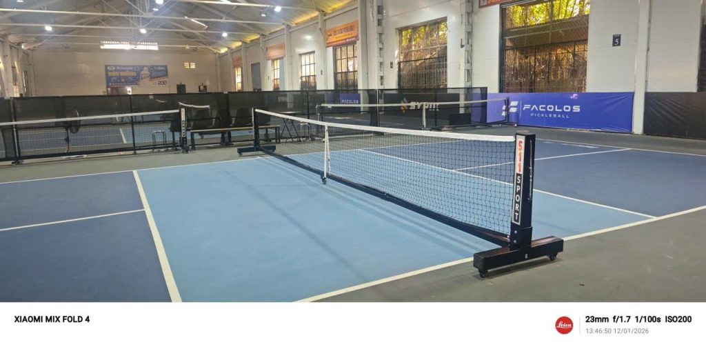 Bộ khung lưới pickleball trụ 90 chắc chắn