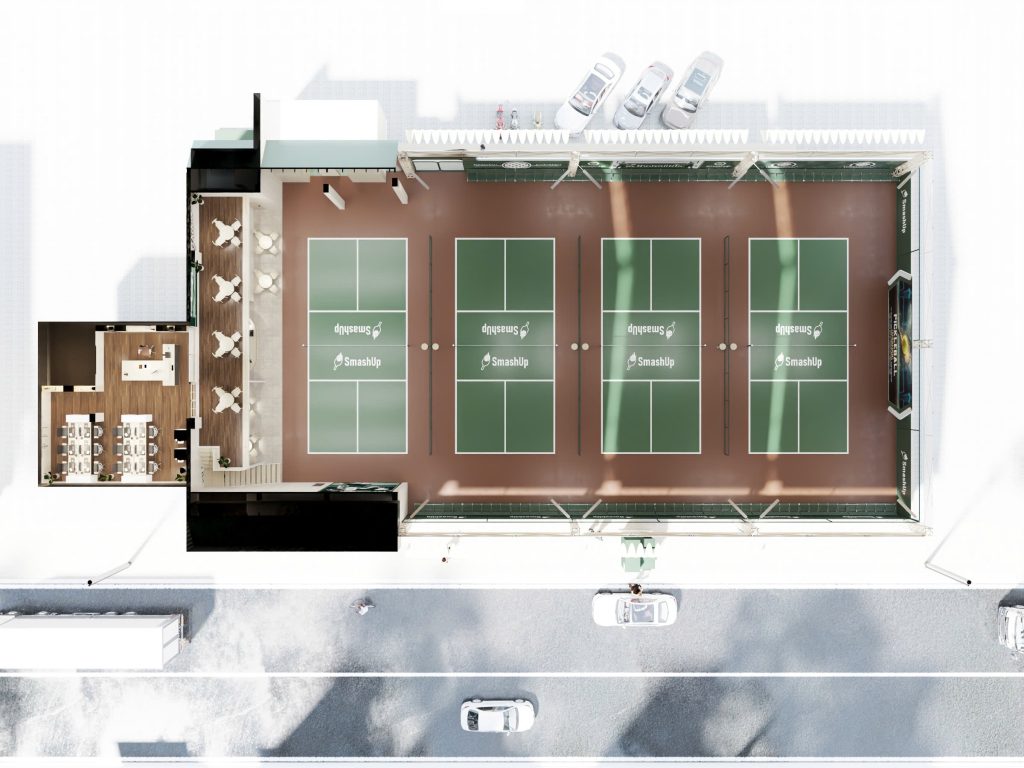  Thiết Kế 3D Sân Pickleball