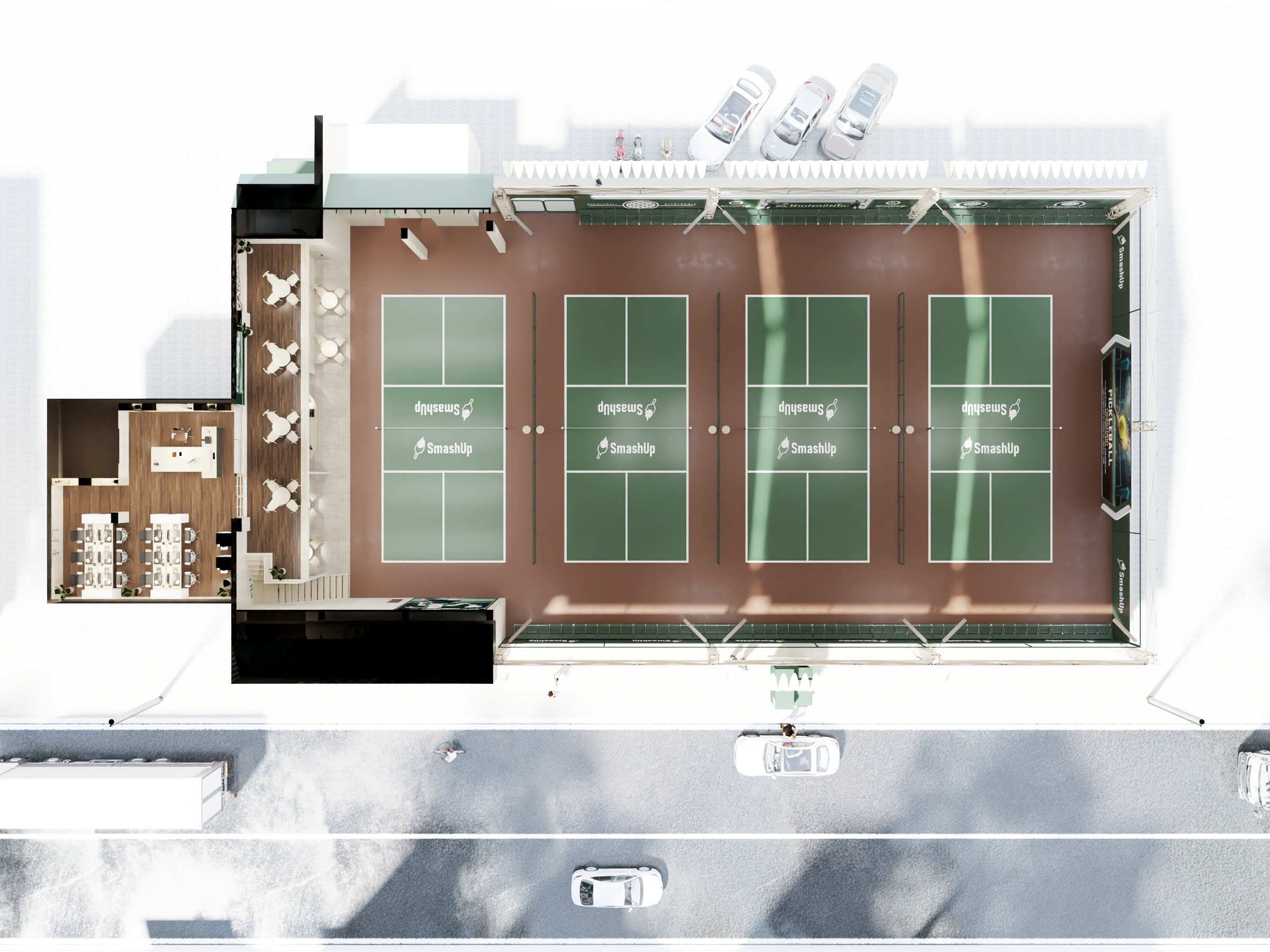  Thiết Kế 3D Sân Pickleball