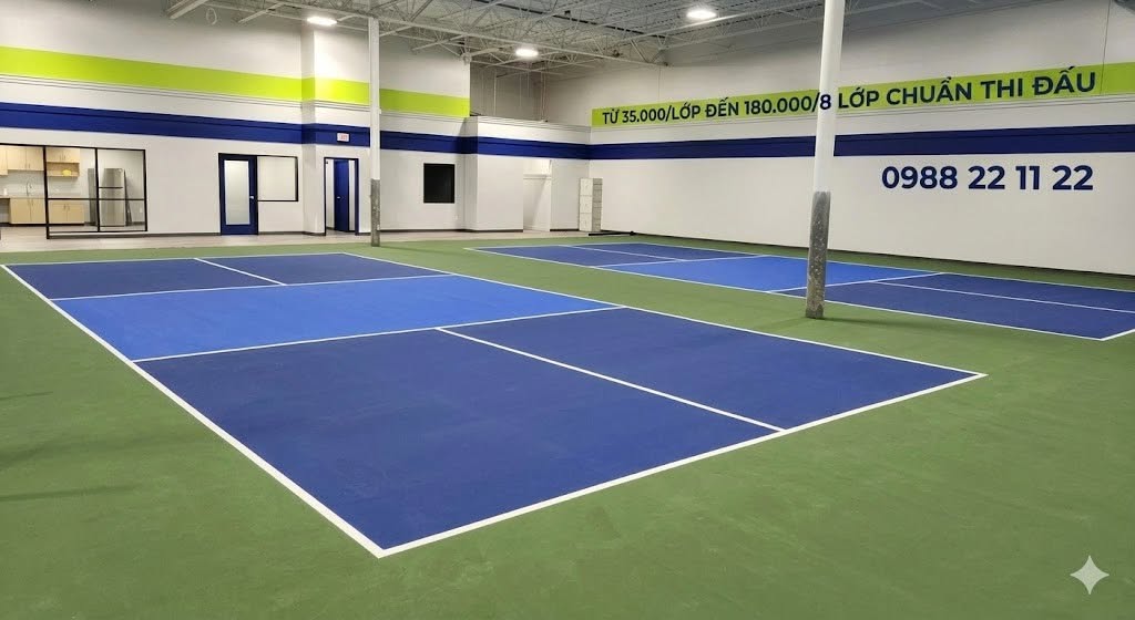 Màu sắc sân Pickleball quốc dân