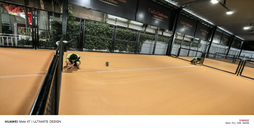      Mặt sân Pickleball màu độc bản