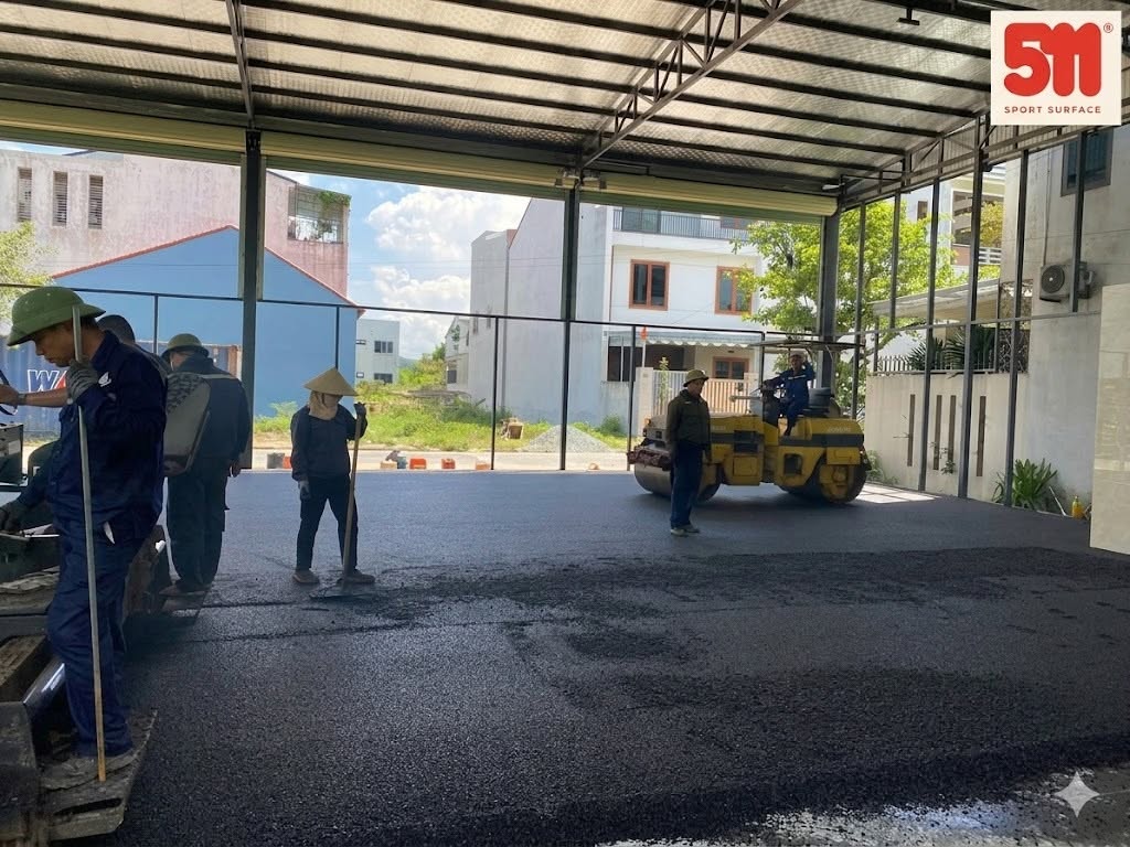             Thi công nền Asphalt
