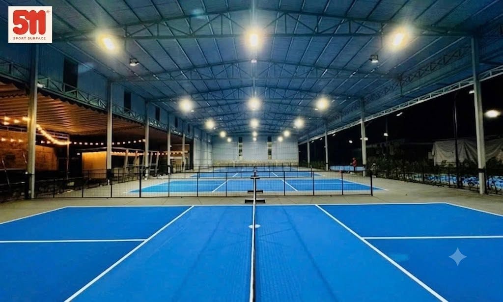 Thi công sân Pickleball