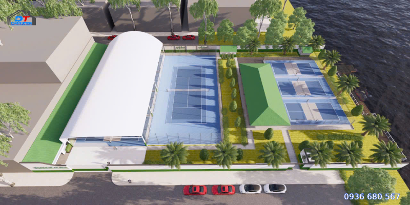 Thiết kế sân Pickleball